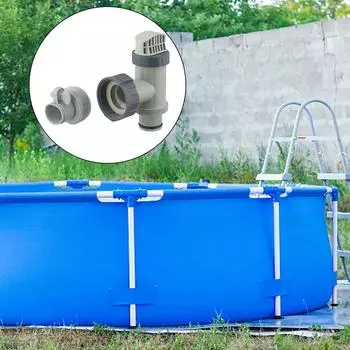 Легко устанавливаемый плунжерный клапан для бака, адаптер для шланга типа B, пластиковый клапан для шланга типа B