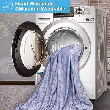 Легкое охлаждающее одеяло, пригодное для машинной стирки, дышащее охлаждающее одеяло для взрослых, детей 150x200cm синий