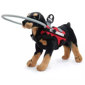 Легкое регулируемое кольцо для слепых собак и кошек, поводок для шлейки для домашних животных, кольцо для слепых собак, поводок для собак-поводырей, аксессуары для слепых собак Small синий