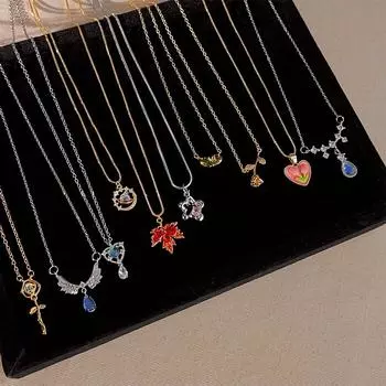 Легкое роскошное и модное ожерелье, женская цепочка на ключицу из циркона в стиле ретро, изысканное и высококачественное ощущение, темпераментная цепочка на шею