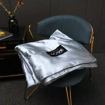 Легкое роскошное летнее одеяло с вышивкой из ледяного шелка и широкими полями, с кондиционером, летнее прохладное одеяло королевского размера, постельные принадлежности 59X79in(150X200cm)