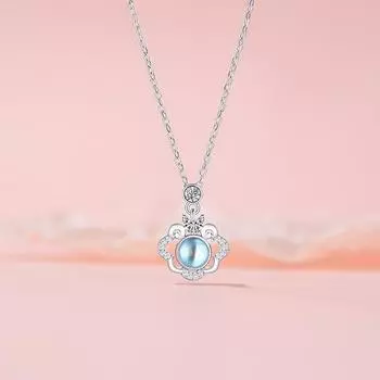 Легкое роскошное ожерелье с замком безопасности в национальном стиле, женственное, нишевое, модное, езда на работу, новое, в китайском стиле, с замком на ключицу из нержавеющей стали с длительным сроком службы