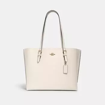 Легкое седло с золотым мелом Coach Mollie Tote
