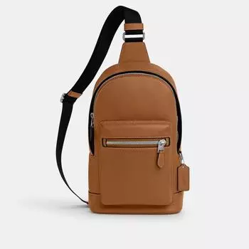 Легкое серебряное седло Coach West Pack