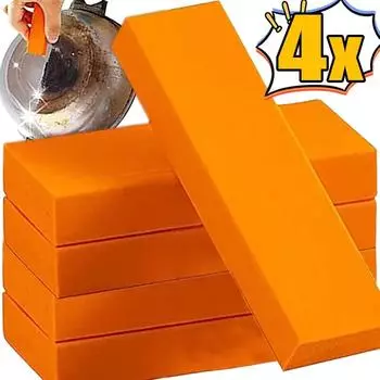 Легкое средство для удаления накипи из нержавеющей стали, ржавчины, чистка кухонных кранов, резиновая щетка для удаления пятен от бытовой накипи, инструменты, аксессуары 1PC