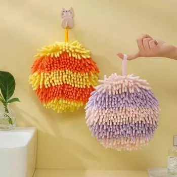 Легкое супер впитывающее воду моющееся полотенце мягкая текстура подвесное кухонное принадлежность розовый