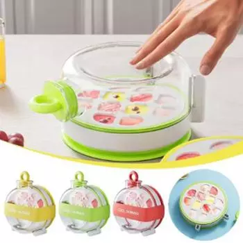 Легкосъемные кубики льда Бутылка для воды Несколько сеток Чайник для кубиков льда Креативный производитель кубиков льда Кофе Red-Single Bottle