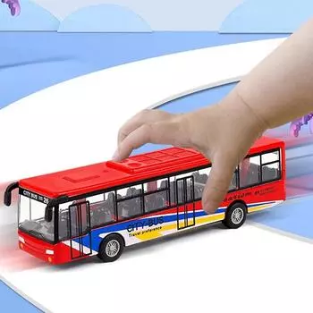 Легкосплавный автомобиль 15 см модель автобуса литой двухэтажный инерционный автомобиль детский игрушечный автомобиль автобус игрушечный автомобиль для мальчиков девочек подарки на день рождения