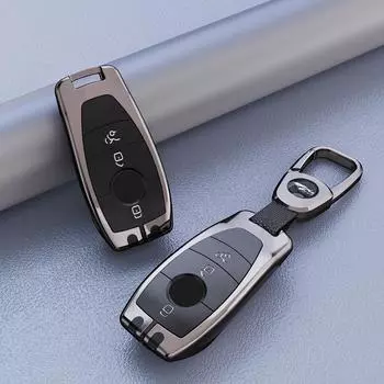 Легкосплавный чехол для дистанционного ключа автомобиля Mercedes Benz ACESG Class GLC CLE CLA W177 W205 W213 W222 X167 AMG Защитный держатель