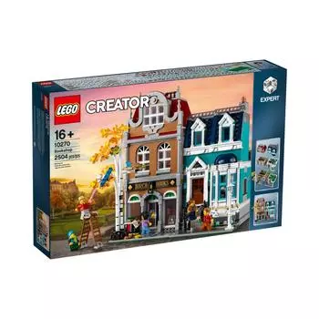 LEGO 10270 Книжный магазин 2504 шт. ИКОНЫ Возраст 16+ Кирпич Детский подарок Детские игрушки Развивающие игрушки