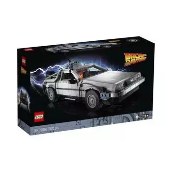 LEGO 10300 Назад в будущее Машина времени 1872 шт. ИКОНЫ Возраст 18+ Кирпич Детский подарок Детские игрушки Развивающие игрушки Игрушечный автомобиль
