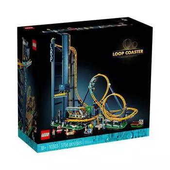 LEGO 10303 Loop Coaster 3756 шт. ICONS Возраст 18+ Кирпич Дети Подарочные игрушки для детей Развивающие игрушки