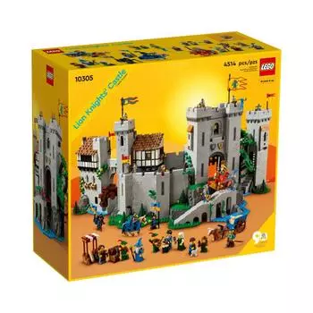LEGO 10305 Замок рыцарей Льва 4514 шт. ИКОНКИ Возраст 18+ Кирпичи Дети Подарочные игрушки для детей Развивающие игрушки
