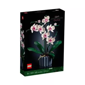 LEGO 10311 Цветок орхидеи, 608 шт., ИКОНЫ, развивающие игрушки, детский подарок, строительные кирпичи, возраст 9+
