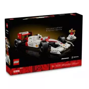 LEGO 10330 McLaren MP4/4 и Айртон Сенна 693 шт. ИКОНЫ Возраст 18+ Кирпич детский подарок Детские игрушки Развивающие игрушки Строительные игрушки