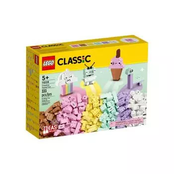 LEGO 11028 Creative Pastel Fun 333 шт. CLASSIC Возраст 5+ Кирпич Детский подарок Детские игрушки Развивающие игрушки Строительные игрушки