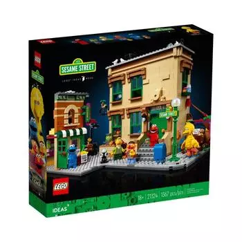 LEGO 21324 123 Улица Сезам 1367 шт. ИДЕИ Возраст 18+ Кирпич Детский подарок Детские игрушки Развивающие игрушки Строительные игрушки
