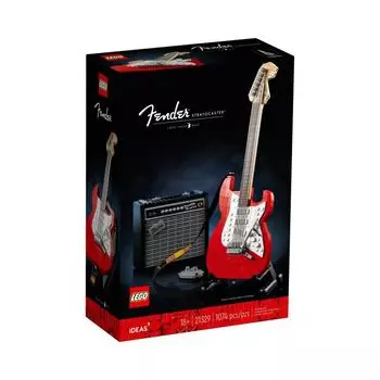 LEGO 21329 Fender Stratocaster 1074 шт. ИДЕИ Возраст 18+ Кирпич Дети Подарочные игрушки для детей Развивающие игрушки Строительные игрушки