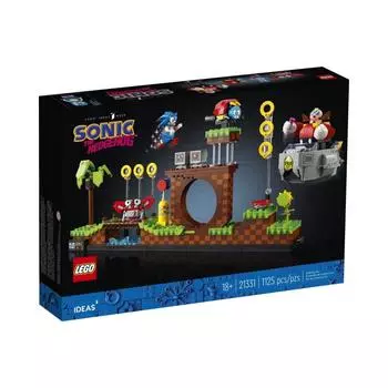 LEGO 21331 Sonic the Hedgehog™ – Green Hill Zone 1125 шт. ИДЕИ Возраст от 18 лет Кирпич Детский подарок Детские игрушки Развивающие игрушки Строительные игрушки