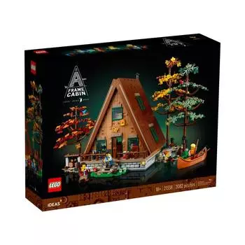 LEGO 21338 A-образная хижина 2082 шт. ИДЕИ Возраст 18+ Кирпич Дети Подарочные игрушки для детей Развивающие игрушки Строительные игрушки