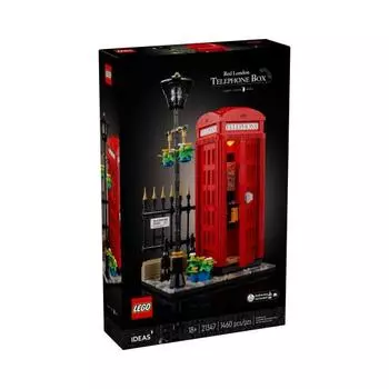 LEGO 21347 Красная Лондонская телефонная будка ИДЕИ 1460 шт. Возраст 18+ Кирпич Дети Подарочные игрушки для детей Развивающие игрушки Строительные игрушки