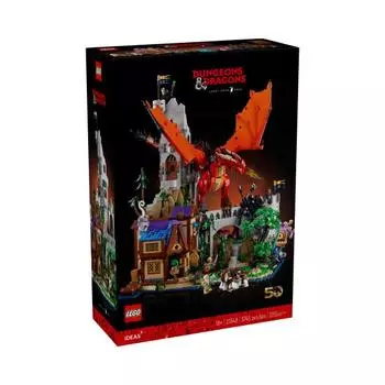 LEGO 21348 Подземелья и драконы: Сказка красного дракона ИДЕИ 3745 шт. Возраст 18+ Кирпич Детский подарок Детские игрушки Развивающие игрушки Строительные игрушки