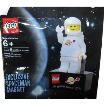 LEGO 2855028 Магнит-космонавт Классический космос (Магнит LEGO)