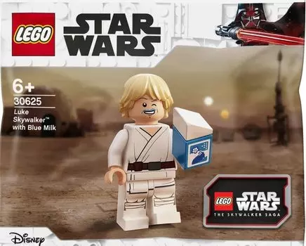 LEGO 30625 Люк Скайуокер Синий Молочный Полиэтиленовый Пакет