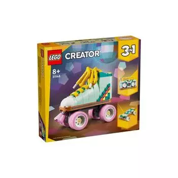 LEGO 31148 Ретро роликовые коньки 342 шт. CREATOR Возраст 8+ Кирпич Детский подарок Игрушки для девочек Развивающие игрушки Строительные игрушки