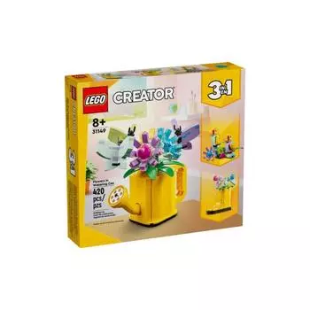 LEGO 31149 Цветы в лейке 420 шт. CREATOR Возраст 8+ Кирпич Детский подарок Детские игрушки Развивающие игрушки Строительные игрушки