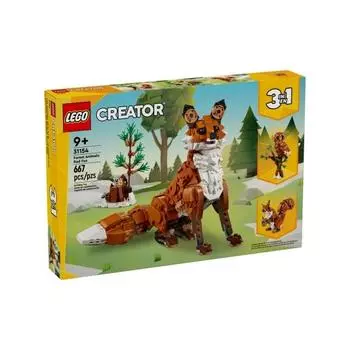 LEGO 31154 Лесные животные: Red Fox 667 шт. CREATOR Age9 + кирпич детский подарок детские игрушки развивающие игрушки строительные игрушки