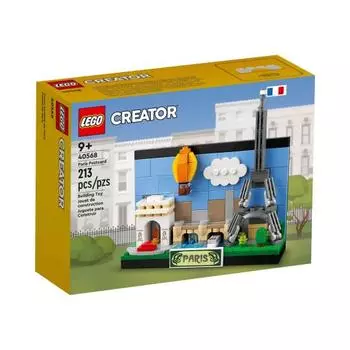 LEGO 40568 Парижская открытка 213 шт. CREATOR Развивающие игрушки Детский подарок Строительные кирпичики Возраст 6+