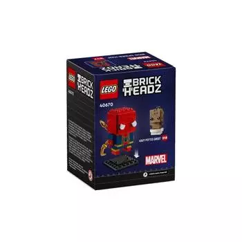 LEGO 40670 Железный Человек-Паук 91 шт. BRICKHEADZ Age10+ Кирпич детский подарок Детские игрушки Развивающие игрушки Строительные игрушки