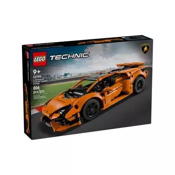 LEGO 42196 Lamborghini Huracn Tecnica Orange TECHNIC 806 шт. Возраст 9+ Кирпич Дети Подарочные игрушки для детей Развивающие игрушки