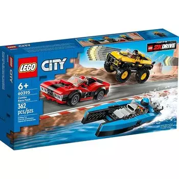 LEGO 60395 Комбинированный гоночный набор — новый.