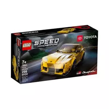 LEGO 76901 Toyota GR Supra Speed Champion 299 шт., кубики для возраста 7+, подарок для детей, детские игрушки, развивающие игрушки