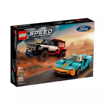LEGO 76905 Ford GT Heritage Edition и Bronco R 660 шт. скорость возраст 8+ кирпич детский подарок игрушки для мальчиков развивающие игрушки строительные игрушки