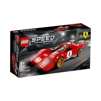 LEGO 76906 1970 Ferrari 512 M 291 шт. скорость возраст 8+ кирпич детский подарок игрушки для мальчиков развивающие игрушки строительные игрушки