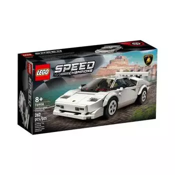 LEGO 76908 Lamborghini Countach, 262 шт., скорость, возраст 8+, кирпич, детский подарок, игрушки для мальчиков, развивающие игрушки, строительные игрушки