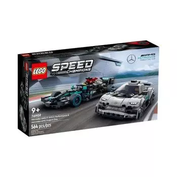 LEGO 76909 Mercedes-AMG F1 W12 E Performance и Mercedes-AMG Project One Speed Champions 544 шт. Возраст 9+ Детский подарок для детей Игрушки для развития детей Игрушки