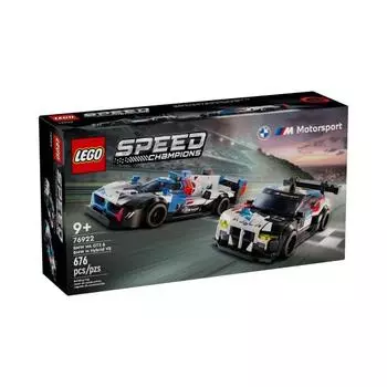 LEGO 76922 BMW M4 GT3 и BMW M Hybrid V8 Гоночные машинки «Чемпионы скорости» 676 шт. Возраст 9+ Кирпич Детский подарок Детские игрушки Развивающие игрушки