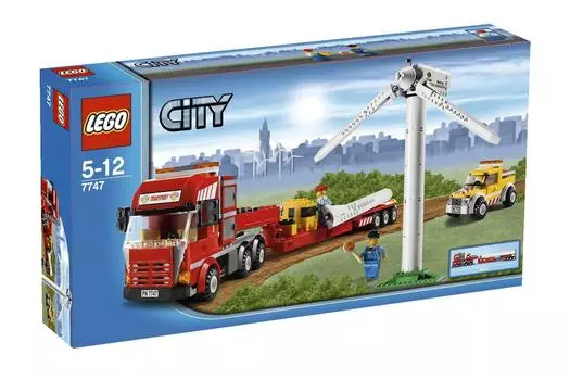 LEGO 7747 CITY Wind Turbine Transport ветряная турбина и транспорт (Грузовик ЛЕГО)