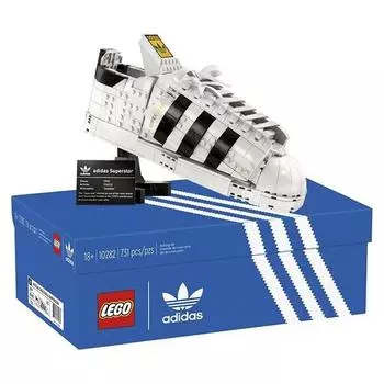 LEGO Adidas Original Superstar 10282, разноцветные