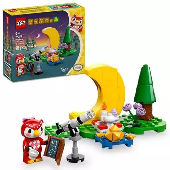 LEGO Animal Crossing Starry Sky Watching Игрушка Подарок на день рождения Блоки Образовательные Девочки Мальчики Дети 6 лет 7 лет 8 лет 9 лет