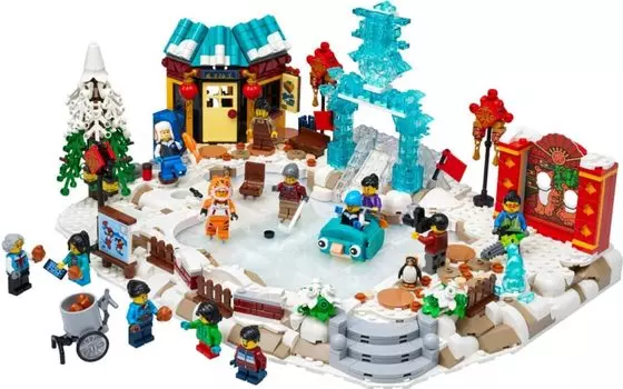 LEGO Asian Festival Китайский Новый год Фестиваль льда 80109 Игрушечный блок Подарок Праздник Годовщина Мальчики Девочки 8 лет и старше