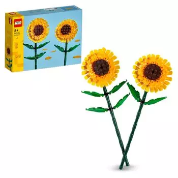 LEGO Botanical LEGO Sunflower Toy Present Birthday Block Christmas Girls Boys Children 8 Years Old 9 Years Old Elementary School Students Bouquet