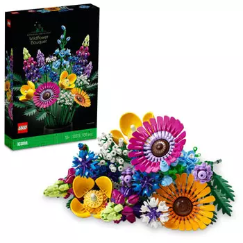 LEGO Botanical Wildflower Букет Игрушка Подарок На День Рождения Блок Рождество Мужчины Женщины Букет Искусственные Цветы Украшения Интерьер Стильный Мать Отец