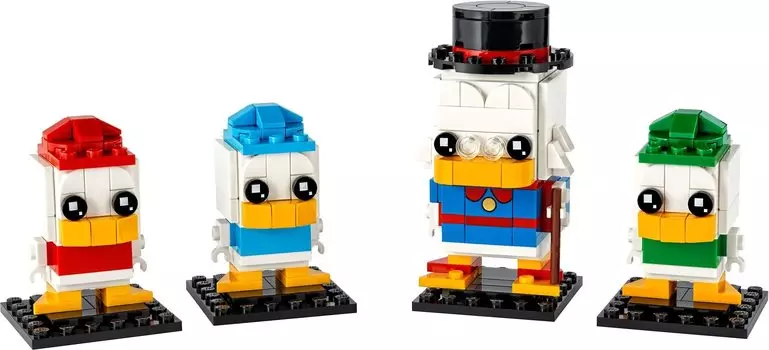 LEGO Brickheads Disney DuckTales 40477 Скрудж МакДак Луи Хьюи Дьюи и (340 штук)