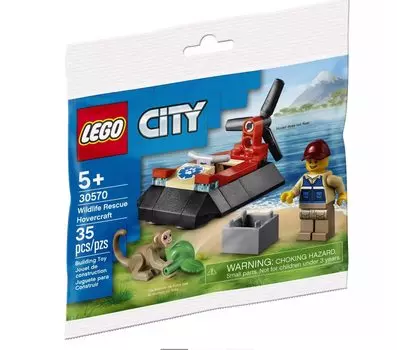 LEGO City 30570 Спасение диких животных на воздушной подушке