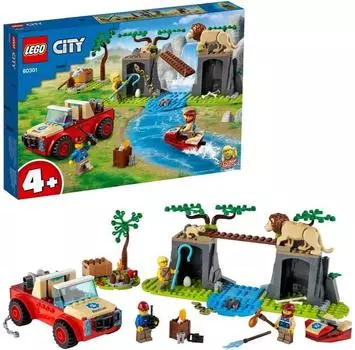 LEGO City 60301 Транспортное средство для спасения диких животных